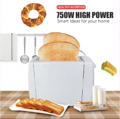 2 Pcs 2 Slice Portable Automatic Quick Heat Toaster