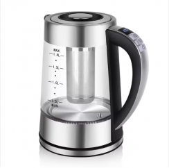 2 Pcs Glass Temperature Control 1.8L Electric Kettle