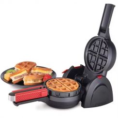 2 Pcs Electric Mini Waffle Pan