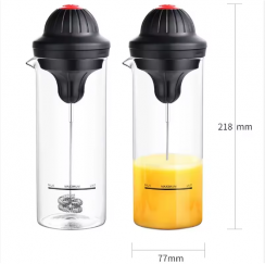 2 Pcs Handheld Mini Milk Frother